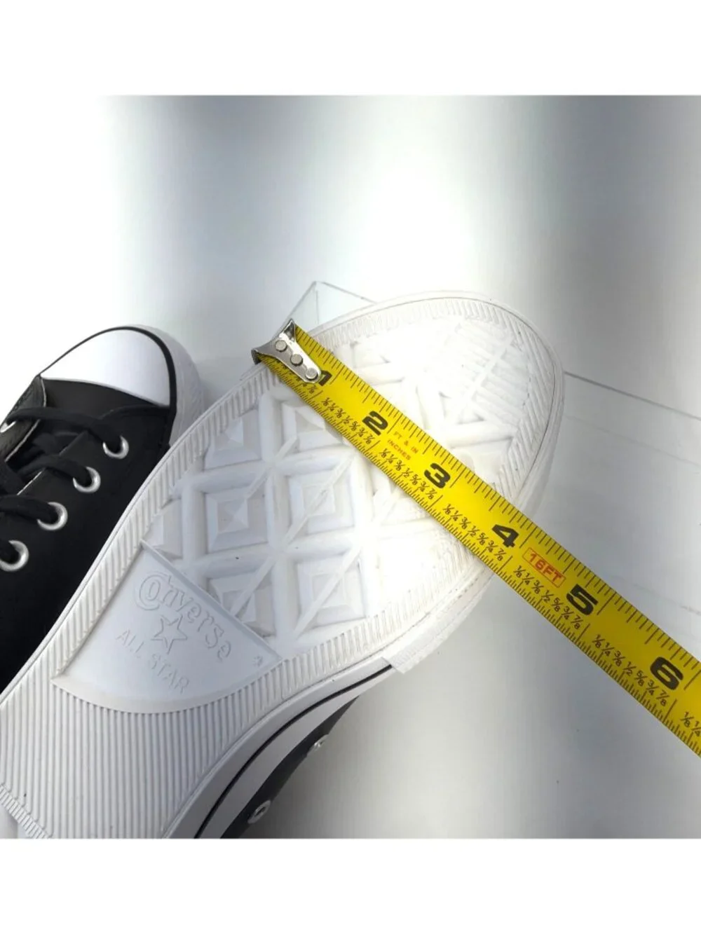 Converse Chuck Taylor Black All Star Platform Low-Top Sneakers Womens Size 8 - Picture 10 of 10